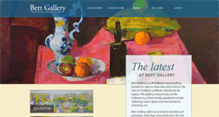 Desktop Screenshot of bertgallery.com